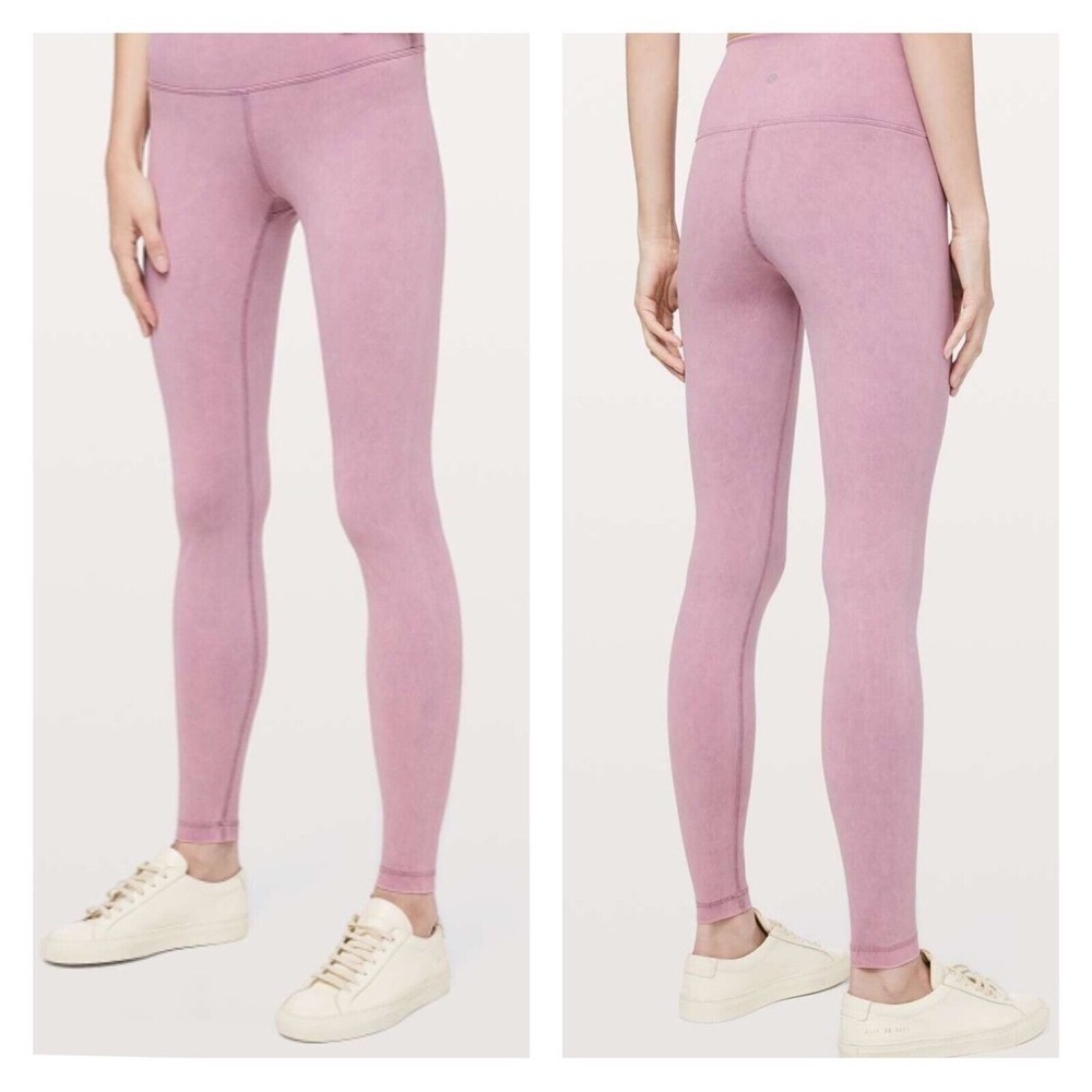Lululemon Wunder Under High-Rise Tight *Snow Washed 28" Washed Antoinette size 6